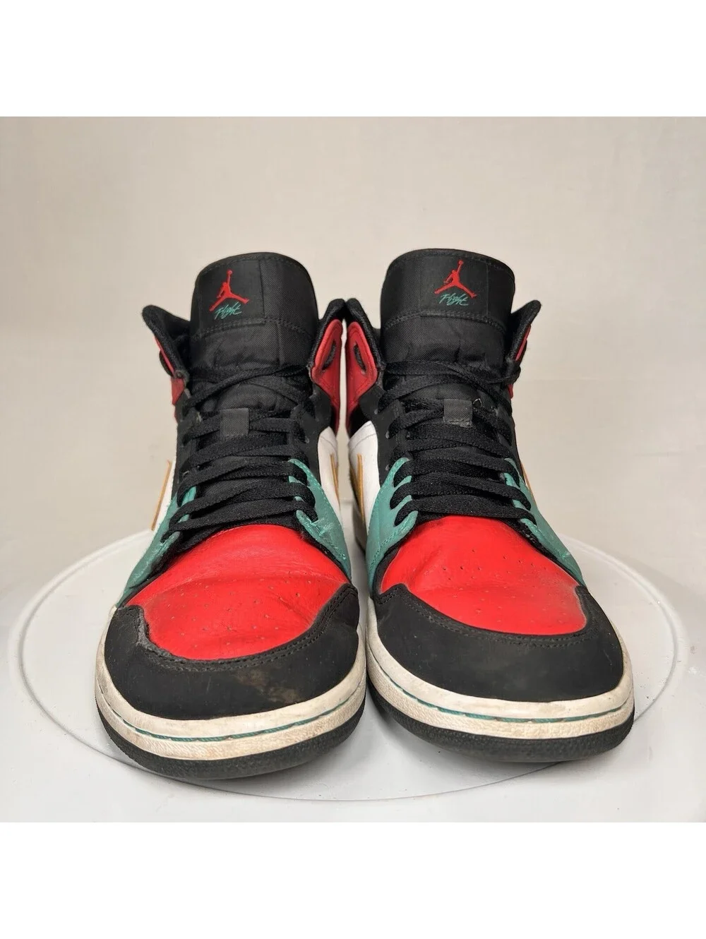 Nike Air Jordan 1 Mid Multicolor Basketball Shoes 554724-125 Men’s US Size 12